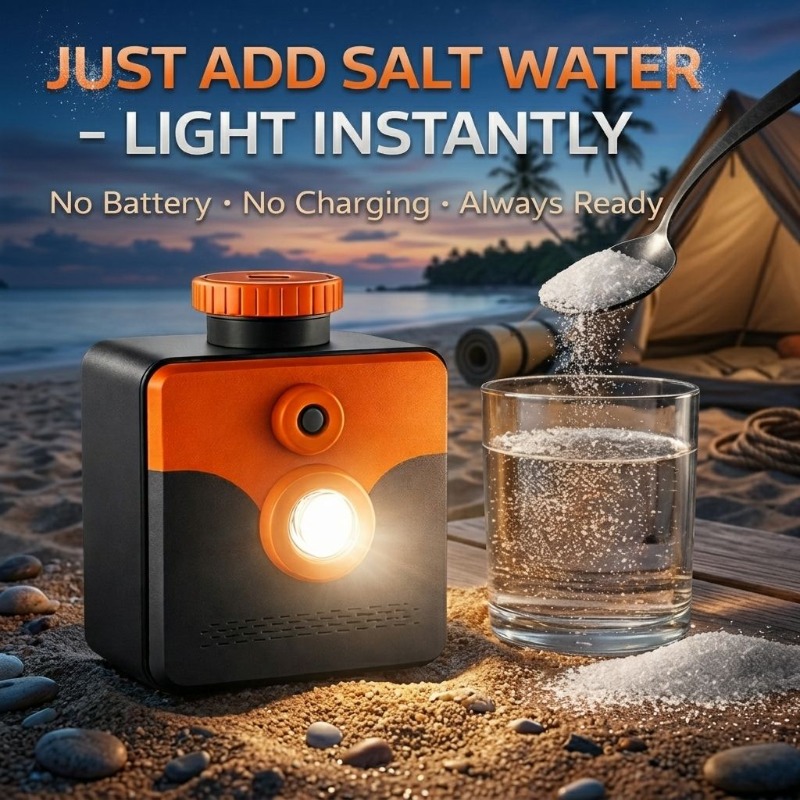 Power Outage Light - Lampa solna – latarka zasilana wodą
