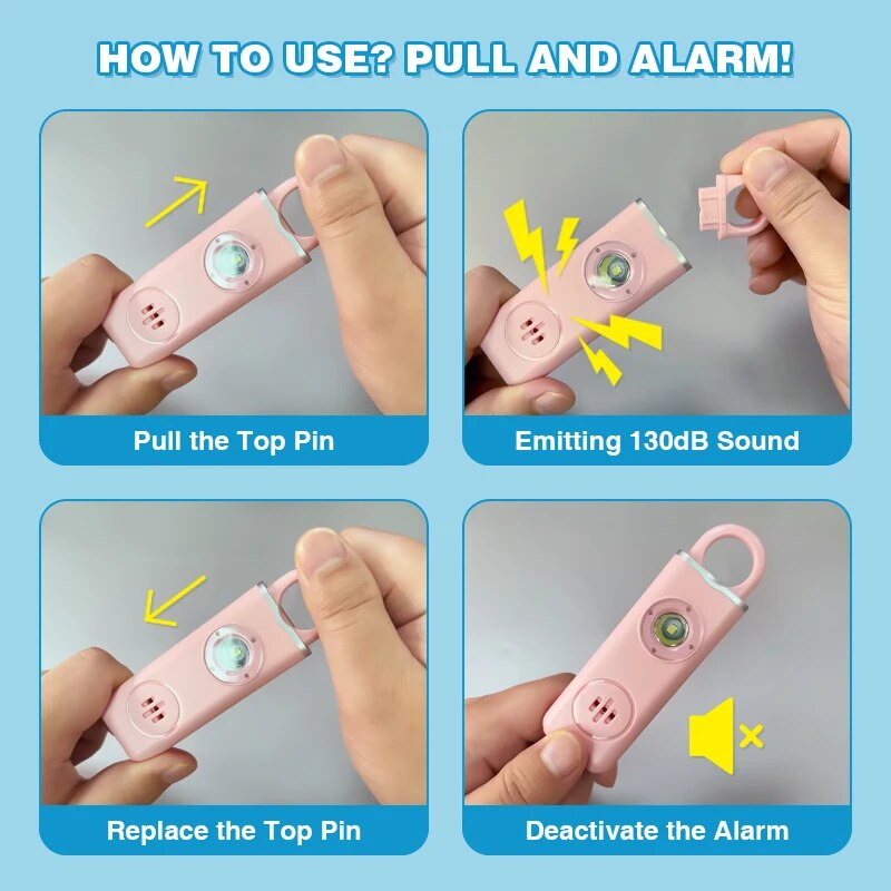 Oryginalna syrena bezpieczeńst – Personal Alarm Keychain recenzja i cena