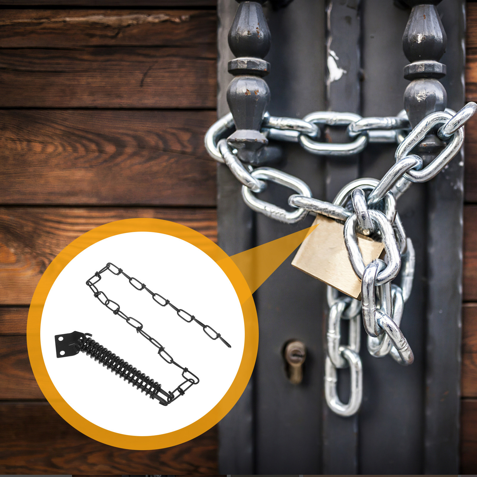 1 zestaw: łańcuch do drzwi żel – Security Chain Door recenzja i cena