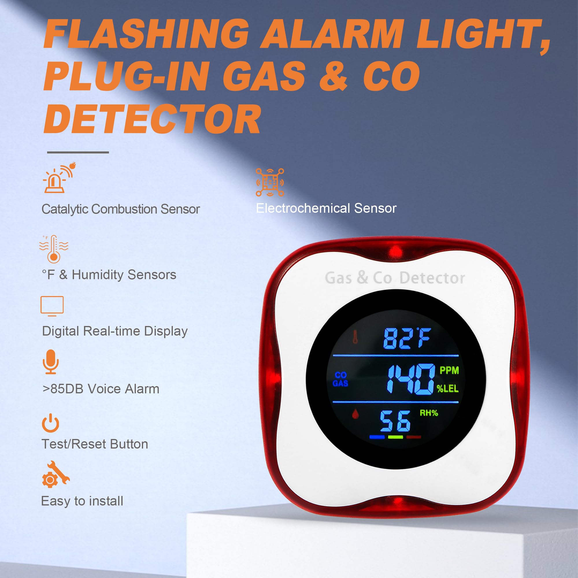 Kombinowane detektory gazu i t – Co Detector Plug recenzja i cena