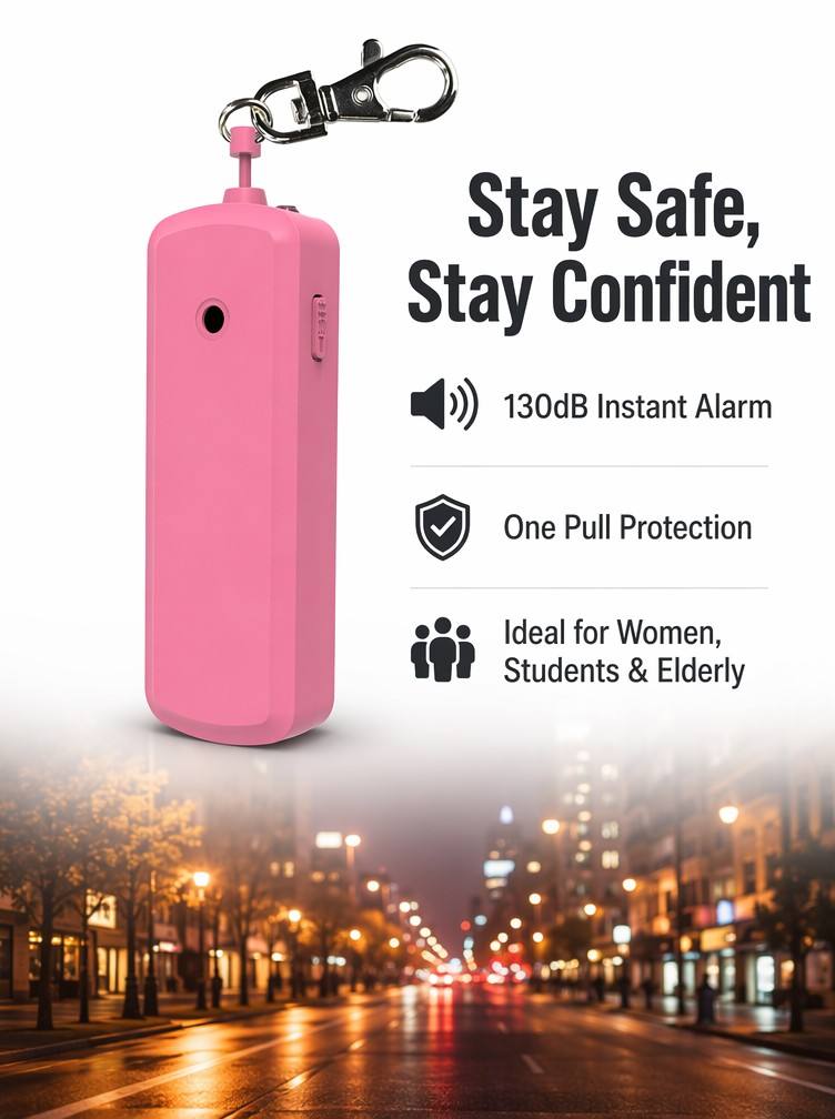 Przenośny alarm anty-wilkowy 1 – Personal Alarm Keychain recenzja i cena